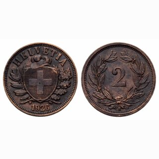 Schweiz 2 Rappen 1926 B