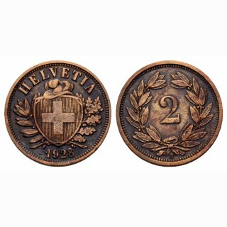 Schweiz 2 Rappen 1928 B