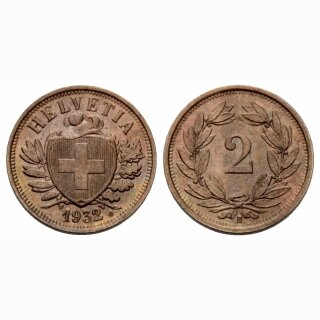 Schweiz 2 Rappen 1932 B
