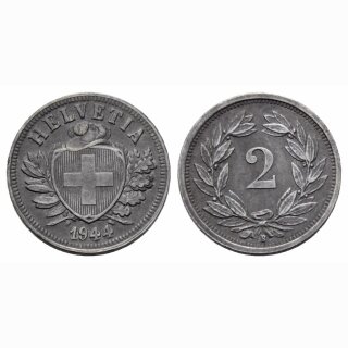 Schweiz 2 Rappen 1944 B