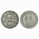 Schweiz 1/2 Franken 1905 B Stehende Helvetia