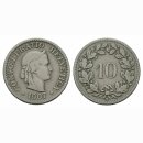 Schweiz 10 Rappen  1907 B