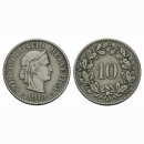 Schweiz 10 Rappen  1913 B