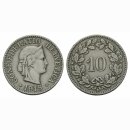 Schweiz 10 Rappen  1915 B