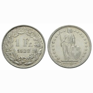 Schweiz 1 Franken 1928 B