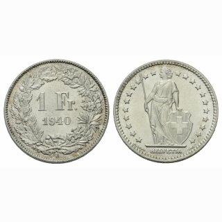 Schweiz 1 Franken 1940 B